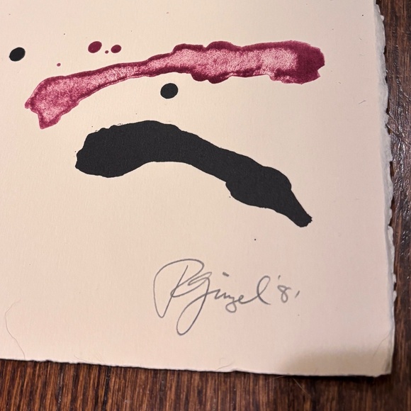 Roland Ginzel Lithograph "Untitled" TRUST 2 of 5 - 1981 - Picture 4 of 12